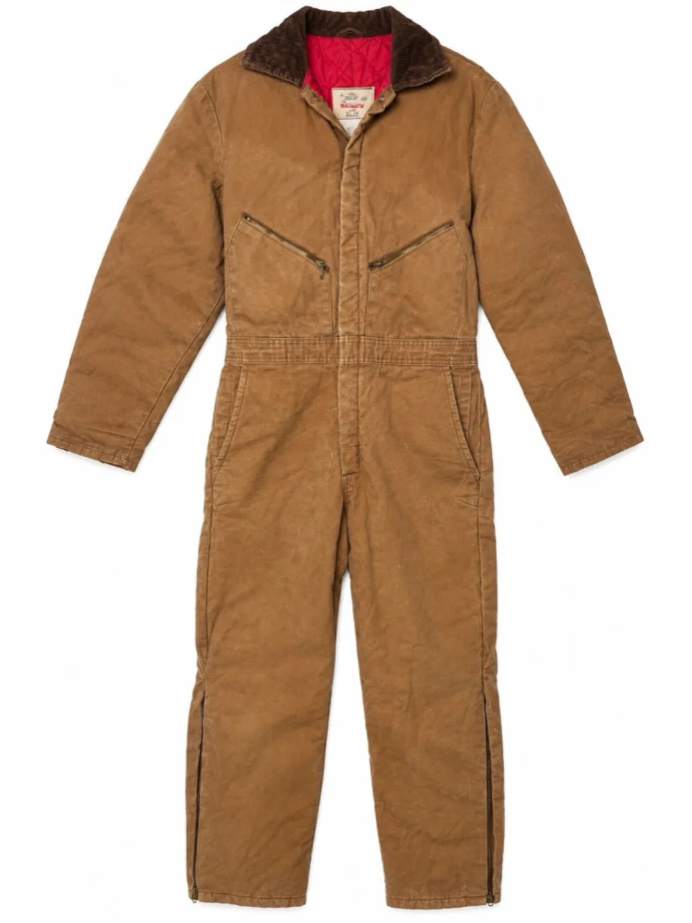 Walls Blizzard Pruf Coverall Insulated Duck Men’s M Short Made In USA Vintage